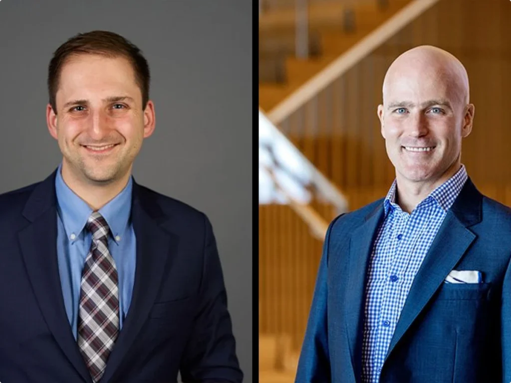 Potraits of david Friedland and Hunter Philbrick