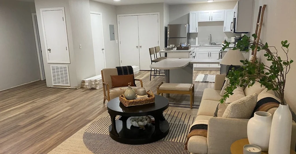 Photo of interior of apartment