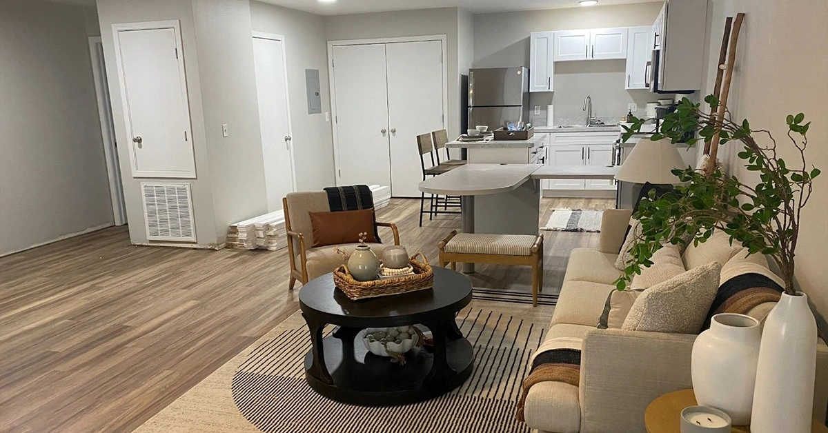 Photo of interior of apartment
